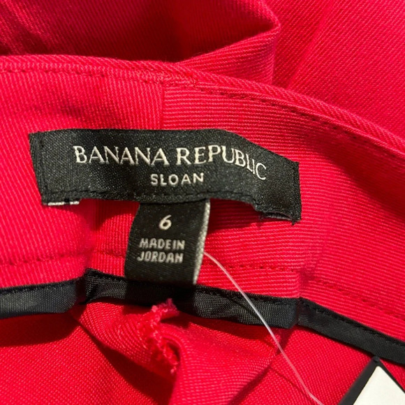 BANANA REPUBLIC Sz 6 Sloan Straight Leg Unlined Trouser Pants NEW WITH  TAGS - Picture 8 of 13